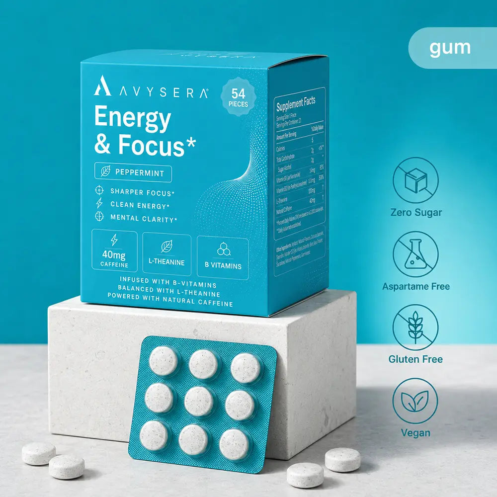 Avysera Focus & Energy Gum